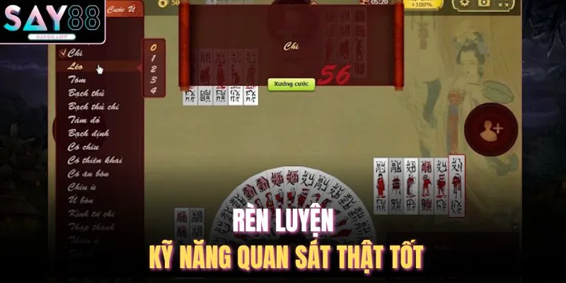 Cách Nhớ Quân Bài Chắn - 5 Mẹo Hay Tại Nhà Cái SAY88 3 Rèn luyện kỹ năng quan sát thật tốt